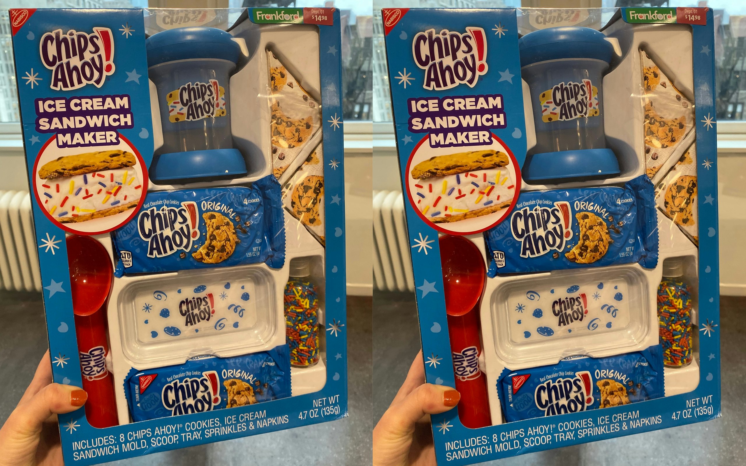 Chips ahoy ice cream best sale sandwich maker