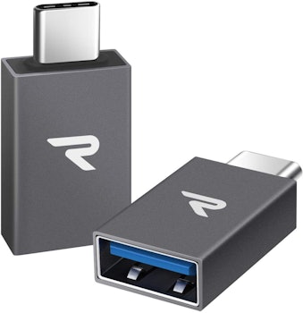 RAMPOW USB C To USB Adapter (2-Pack)
