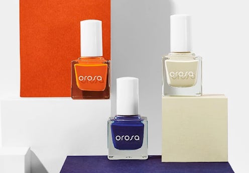 OROSA's fall 2019 nail polish shades are unexpected colors inspired by the autumn season. 