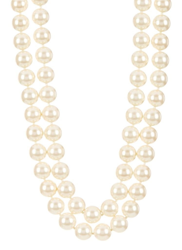 Carolee Nassau Nights Double Strand Faux Pearl Necklace