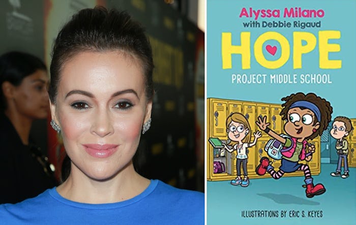 Alyssa Milano's new children's book follows a determined middle schooler named Hope on a mission