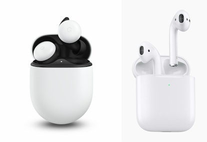 Google Pixel Buds 2 versus Apple Airpods highlight a couple big differences.