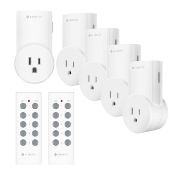 Etekcity Remote Control Outlets (5-Pack)