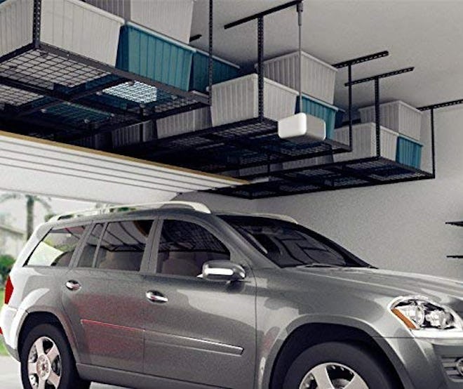 FLEXIMOUNTS Overhead Garage Storage Rack (4x8 feet)
