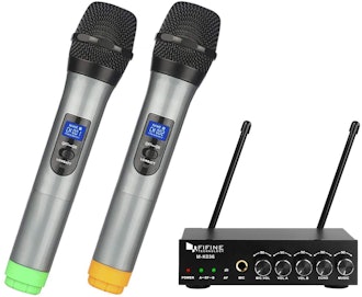 Fifine Dual Channel Wireless Microphone System