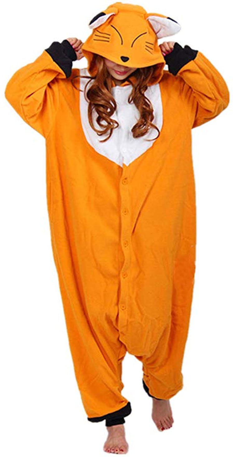 WOTOGOLD Animal Cosplay Costume Fox Unisex Adult Pajamas