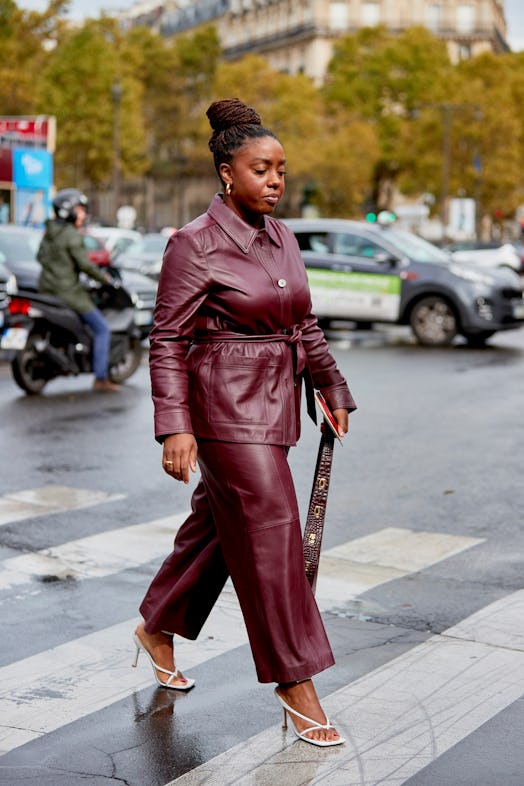 Lindsay Peoples street style in Paris