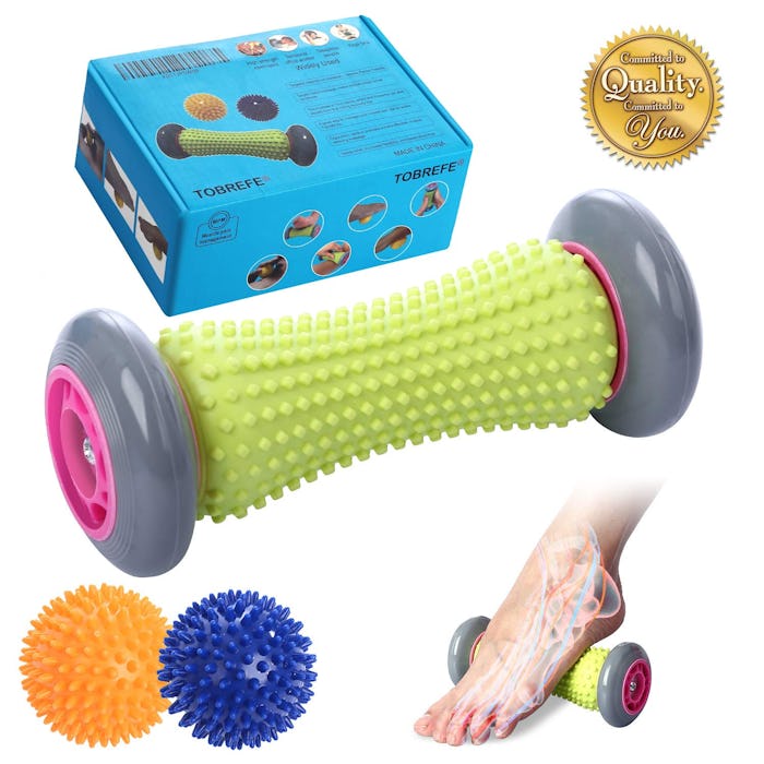 Tobrefe Foot Roller Massage Ball (3 Pieces)