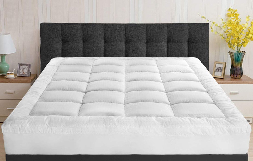 bare home pillow-top mattress pad