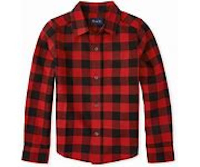 Baby And Toddler Boys Dad And Me Buffalo Plaid Oxford Matching Button Down Shirt
