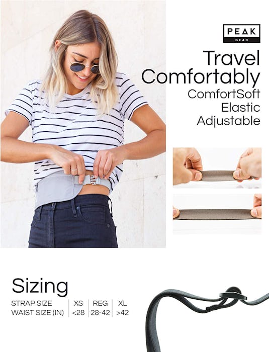 Peak Gear Travel Money Belt