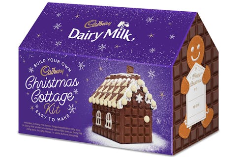 The Cadbury Dairy Milk Christmas Cottage Kit.