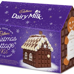 The Cadbury Dairy Milk Christmas Cottage Kit. 