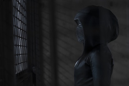 Regina King as Angela Abar in her Sister Night costume in Watchmen