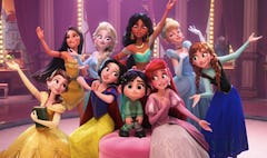The Disney princesses would make a great Disney group costume for Halloween. 