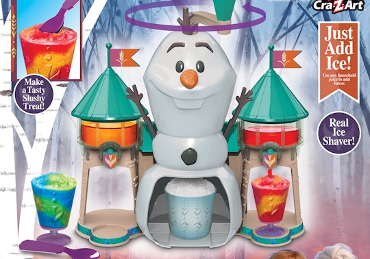 Frozen 2 Olaf-shaped slushy treat maker for shaved ice
