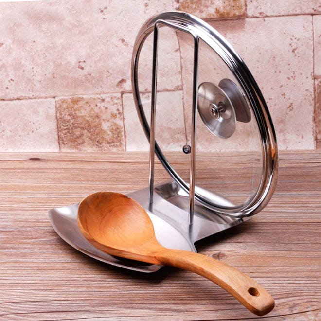 iPstyle Pan Lid and Spoon Holder