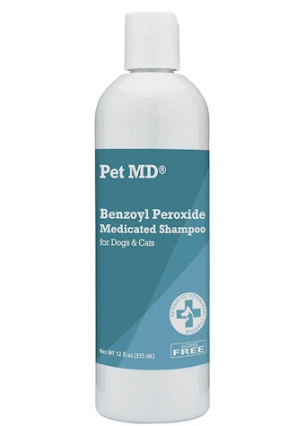 Pet MD Benzoyl Peroxide Medicated Shampoo For Dogs