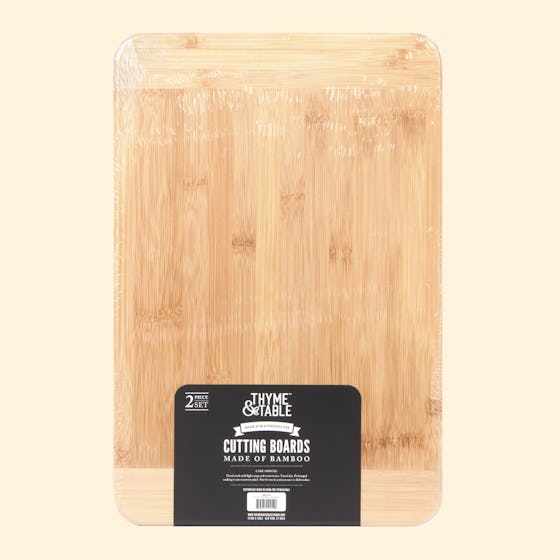 Thyme & Table 2 Pack Bamboo Cutting Boards