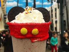 The Mickey milkshake is a Mickey-shaped food at Disney that's a must-try.