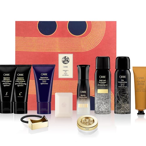 Oribe's Holiday 2019 Gift Sets are ideal for luxe hair styling lovers — this travel set includes ton...