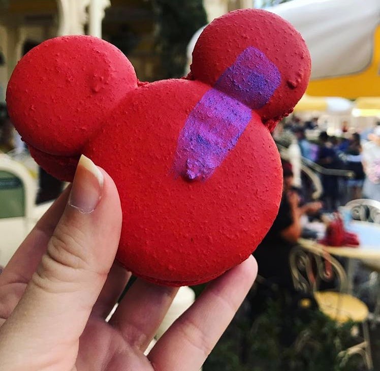 A Mickey macaron is one of the Mickey-shaped foods at Disney that's a must-try. 