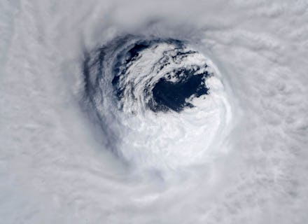 Hurricane image taken from International Space Station.