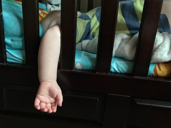 When a ‘ghost baby’ appeared on a crib’s video monitor, mom freaked out.