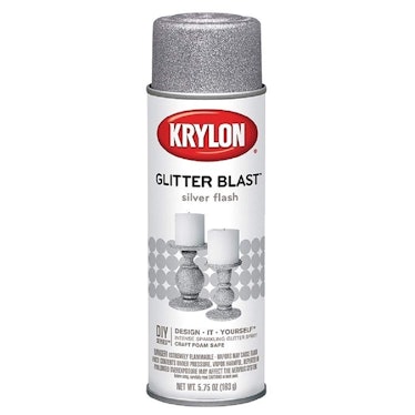 Krylon K03802A00 Glitter Blast, Silver Flash, 5.75 Ounce