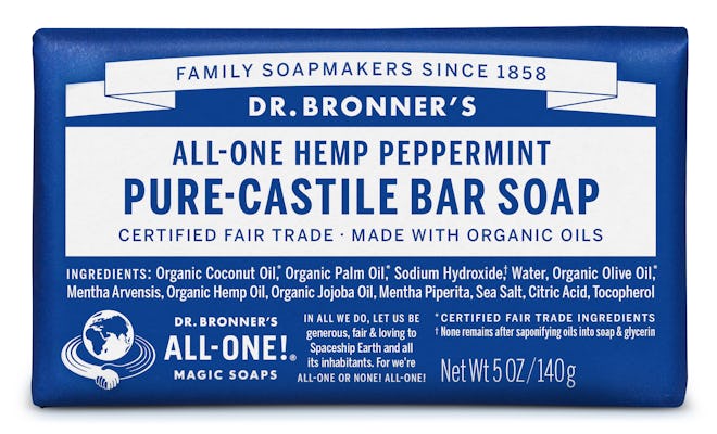 Dr. Bronner's Peppermint Bar Soap, 2 Pack