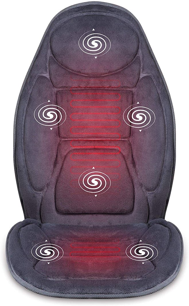 SNAILAX Vibration Massage Seat Cushion with Heat