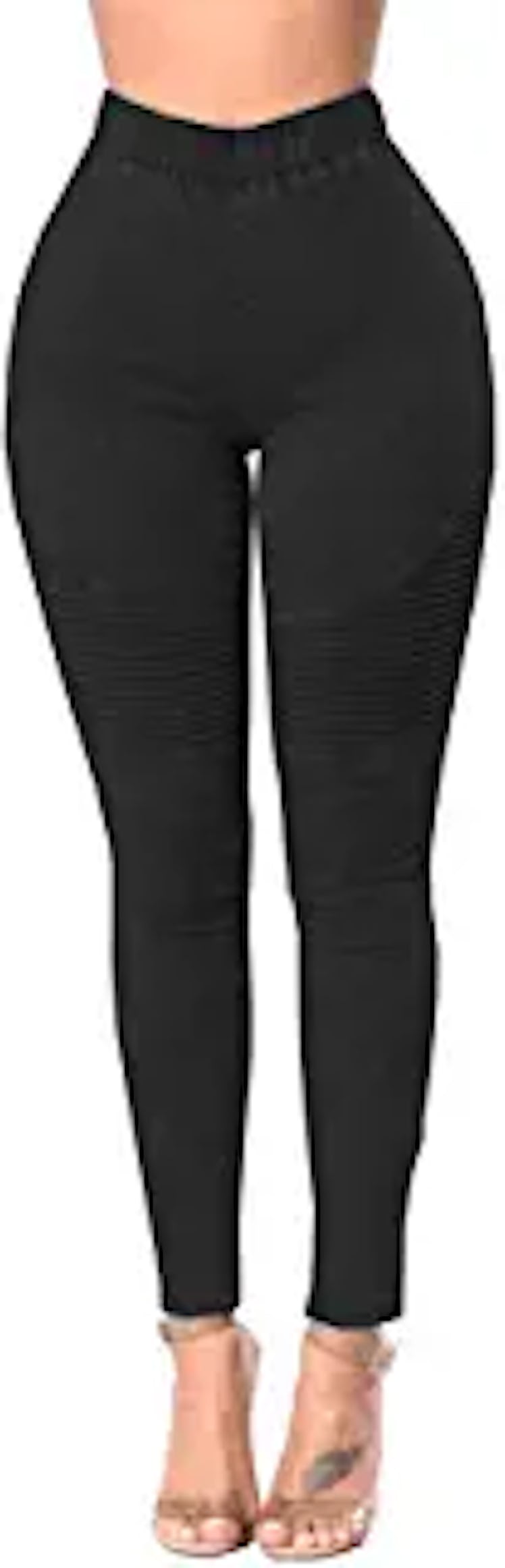 Womens High Waist Skinny Jeans Leggings Stretch Denim
