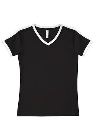 Ladies Soccer Ringer T-Shirt