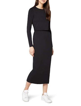 find. Elastic Waist Jersey Maxi Dress