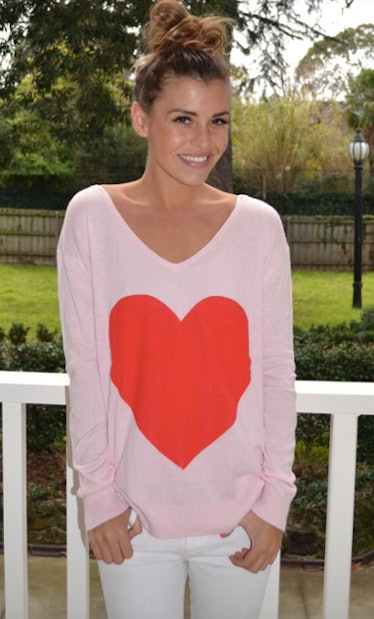 The Love Heart Angora Sweater