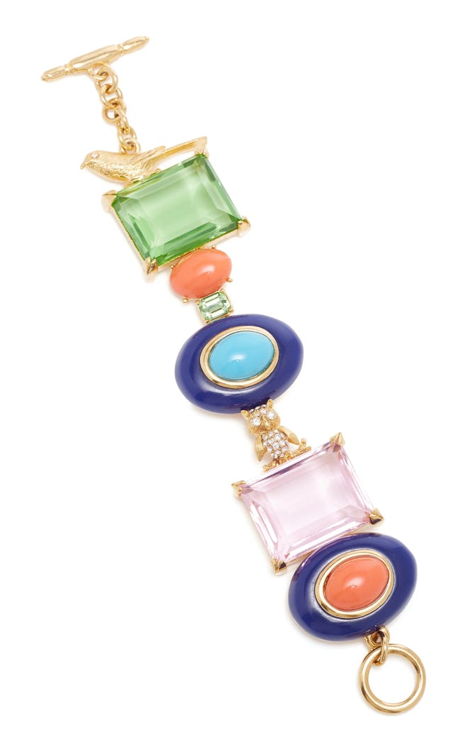 Multi-Color Stone Bracelet