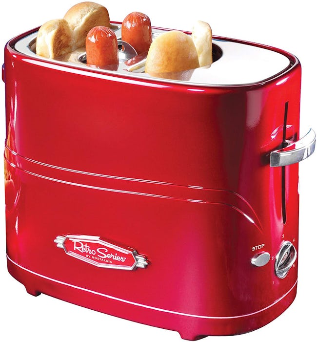 Nostalgia Retro Pop-Up Hot Dog Toaster