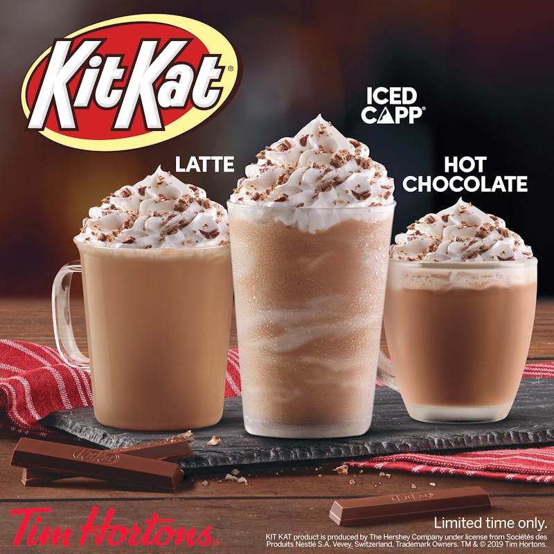 Tim Horton S Kit Kat Drink Lineup Is A Chocolate Lover S Dream Tim Horton S Kit Kat Drink Lineup Is A Chocolate Lover S Dream