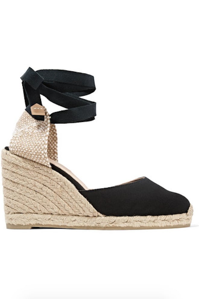 Castañer Carina 80 Canvas Wedge Espadrilles