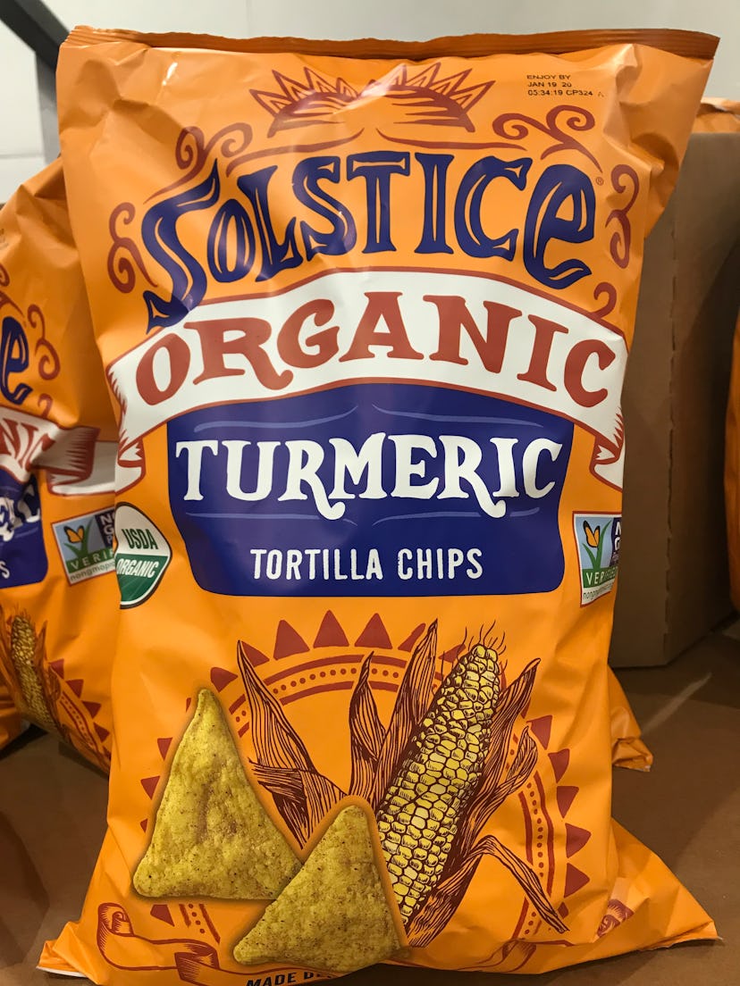 Solstice Organic Turmeric Tortilla Chips from Costco