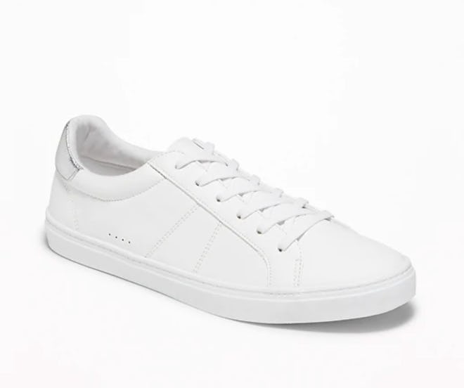 Faux-Leather Sneakers for Women