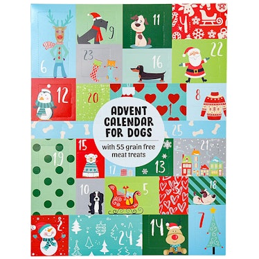 Advent Calendar for Dogs with 55 Grain-Free Meat Treats