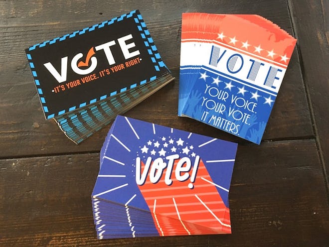 Postcards to Voters! 50 Cards +Donation to Indivisible!