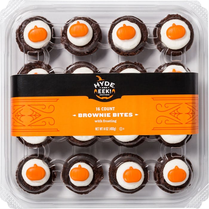 a box of Halloween brownie bites from target