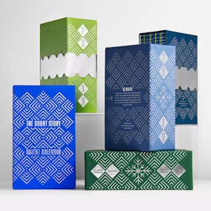 The short story advent calendars are available in five different colors. 