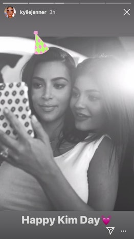 Kylie Jenner's post for Kim Kardashian's birthday