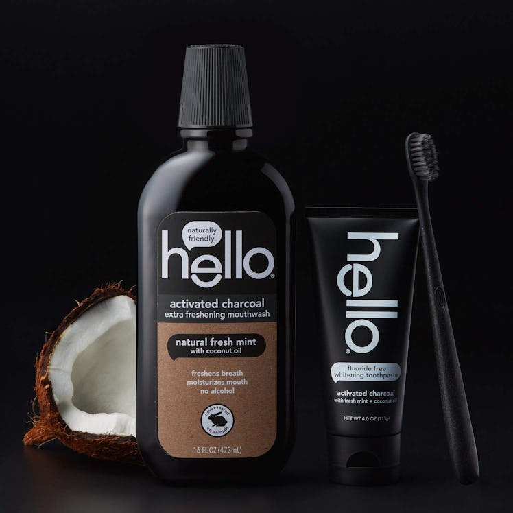 Hello Oral Care Activated Charcoal Mouthwash (3-Pack)