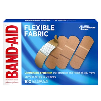 BAND-AID Flexible Fabric All One Size Adhesive Bandages 100 Each