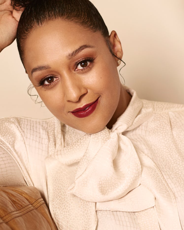 Tia Mowry for Romper's Holiday Issue 2019.