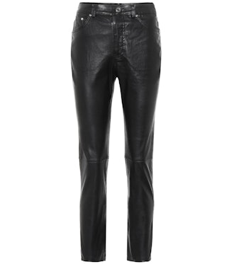 Shiloh Straight Leather Pants